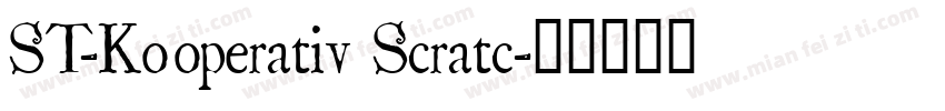 ST-Kooperativ Scratc字体转换